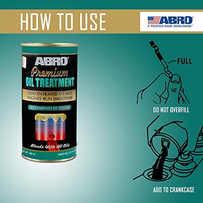 أبرو معالج زيت محرك البنزين والديزل OT-511-300 وتقليل الصوت لسيارات الدفع الرباعي والسيارات (300 مل) - Image 5